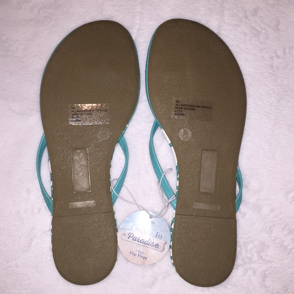 Escape to Paradise Flip Flops - Picture 3 of 3